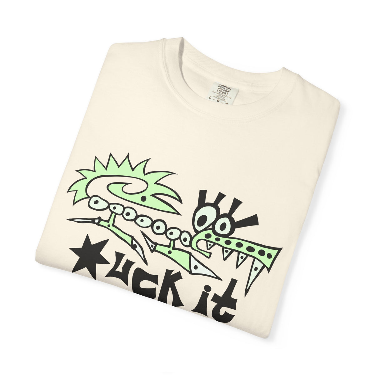 *uck It Croc T-Shirt — Bold Neon Green Streetwear Tee