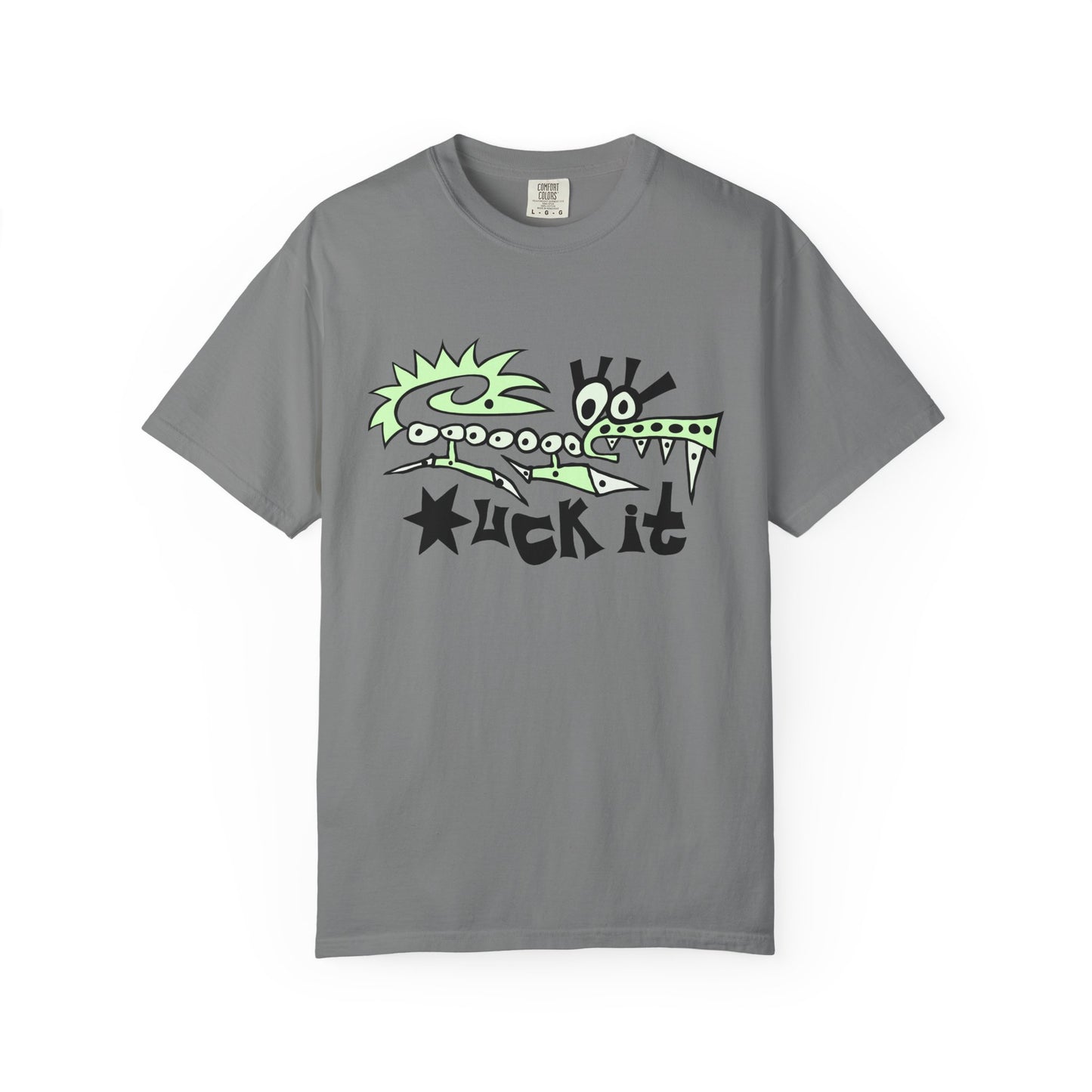*uck It Croc T-Shirt — Bold Neon Green Streetwear Tee