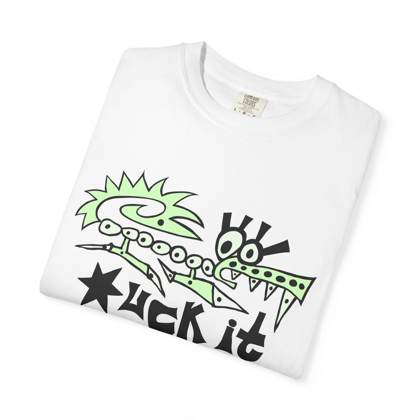 *uck It Croc T-Shirt — Bold Neon Green Streetwear Tee