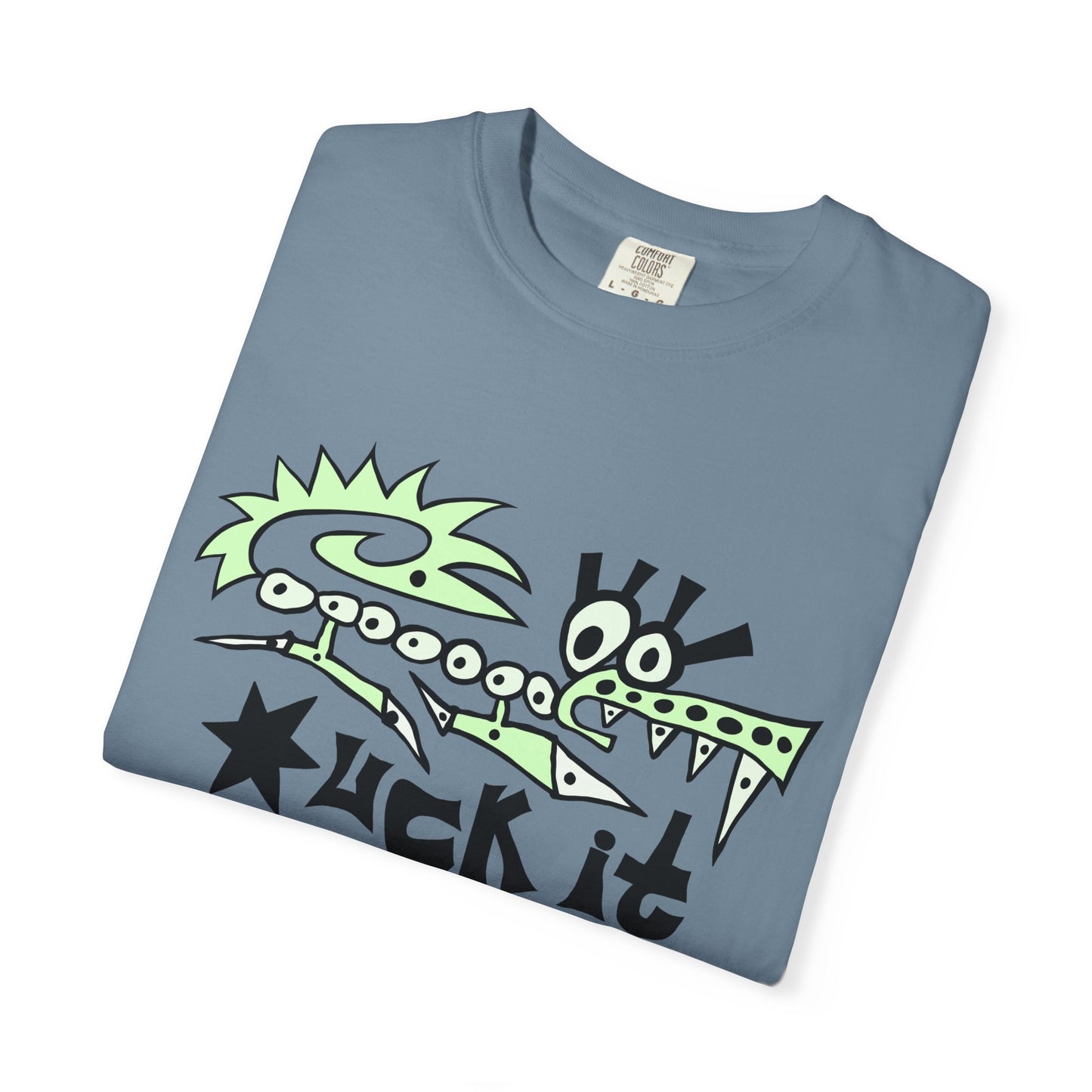 *uck It Croc T-Shirt — Bold Neon Green Streetwear Tee
