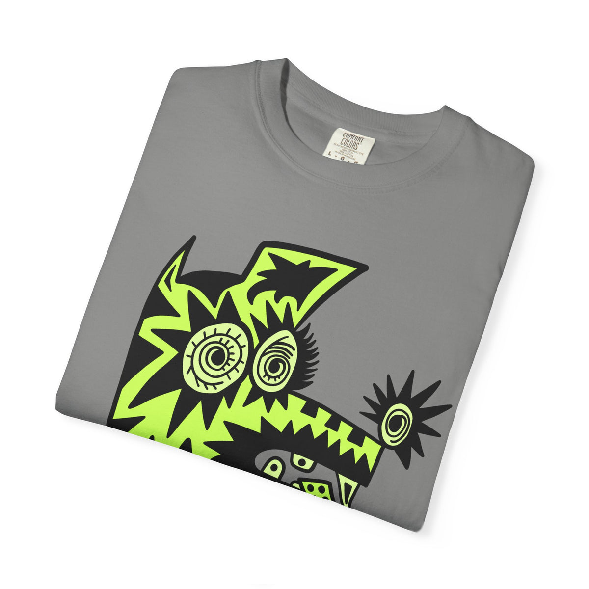 I’m Tired. Neon Tribal Dog T-Shirt Graphic Tee