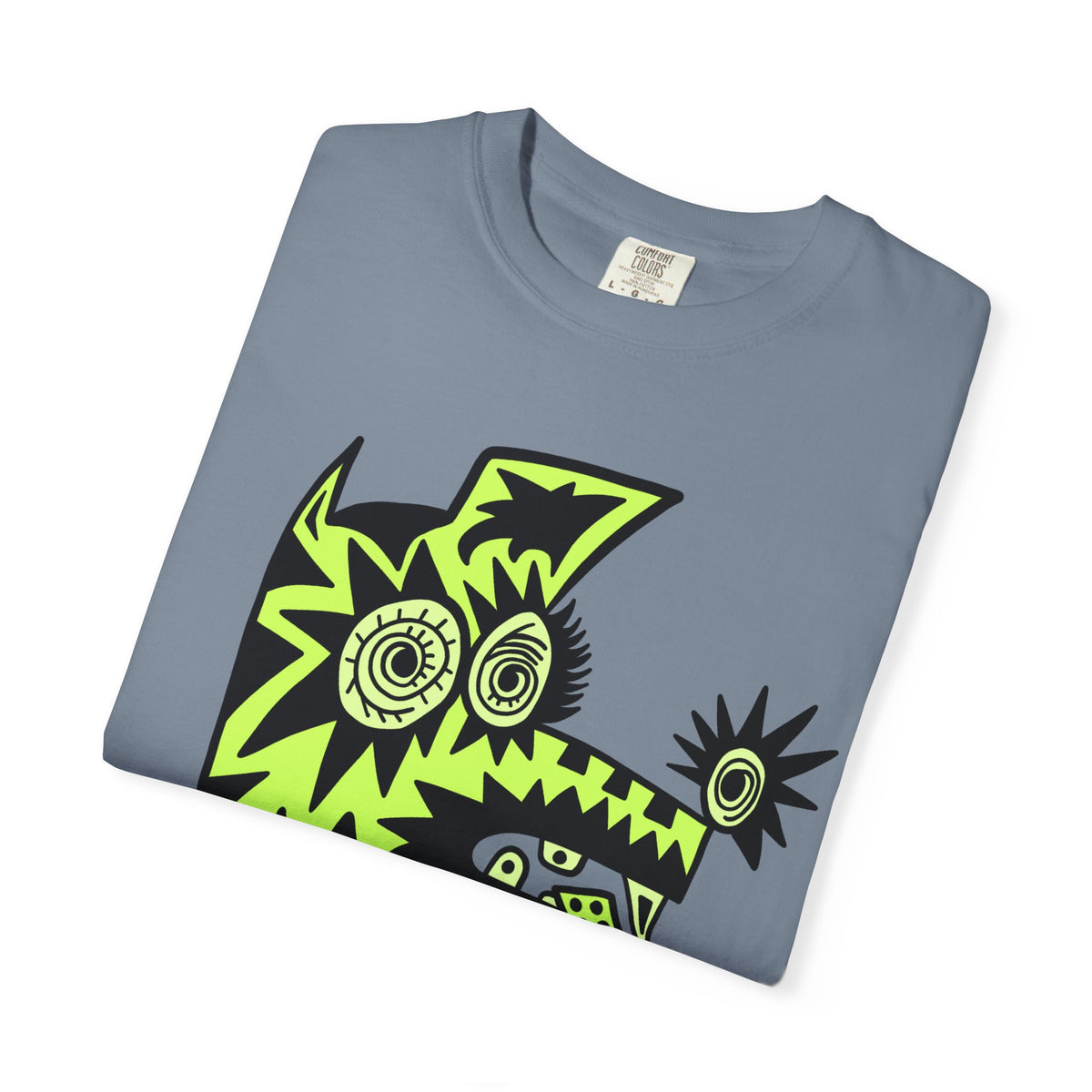 I’m Tired. Neon Tribal Dog T-Shirt Graphic Tee