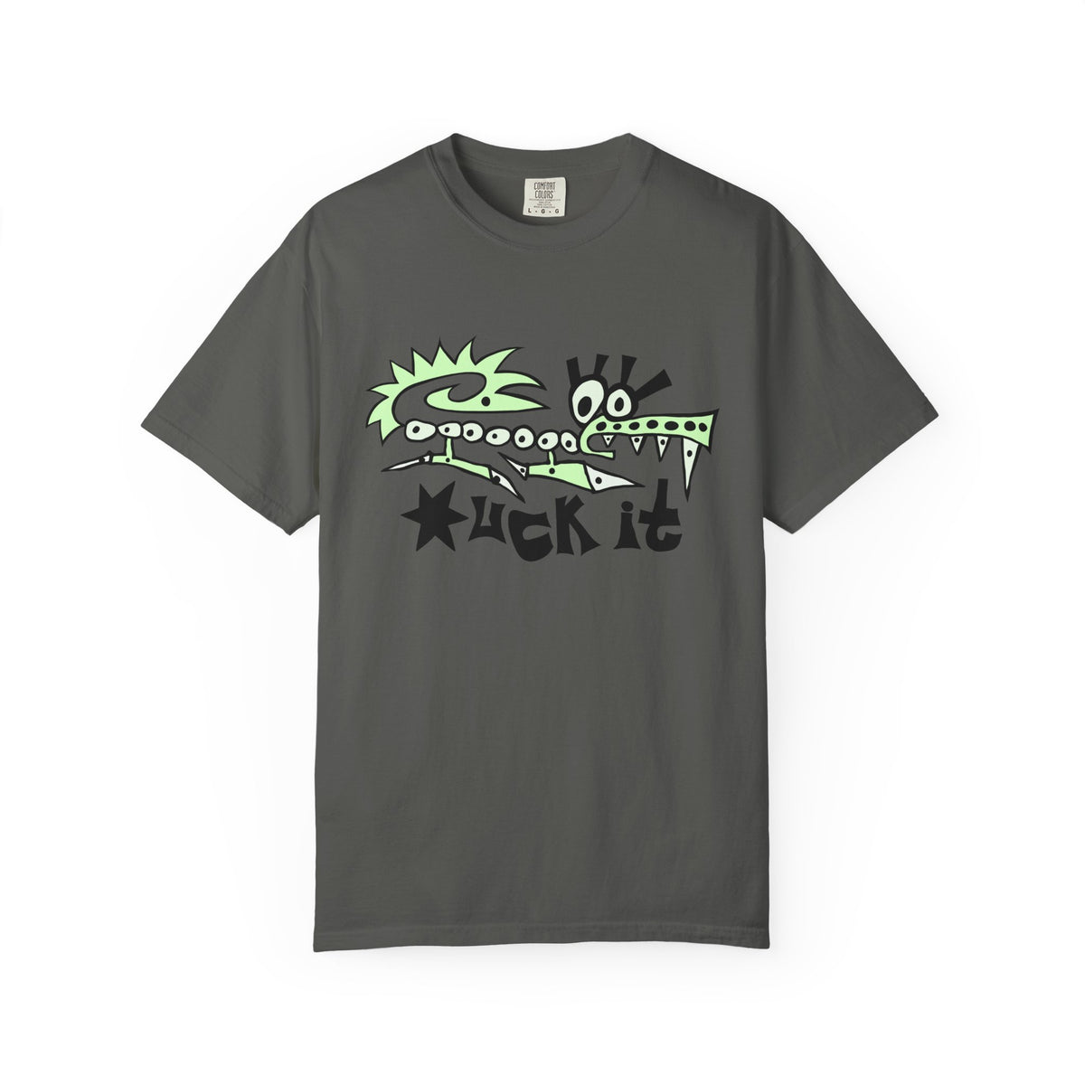*uck It Croc T-Shirt — Bold Neon Green Streetwear Tee