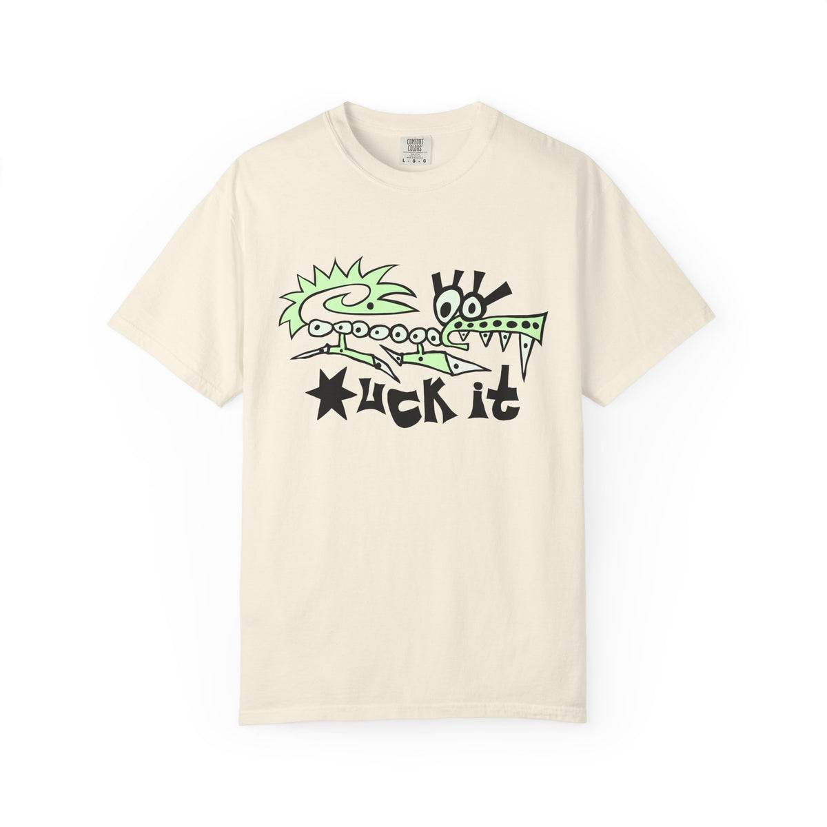 *uck It Croc T-Shirt — Bold Neon Green Streetwear Tee
