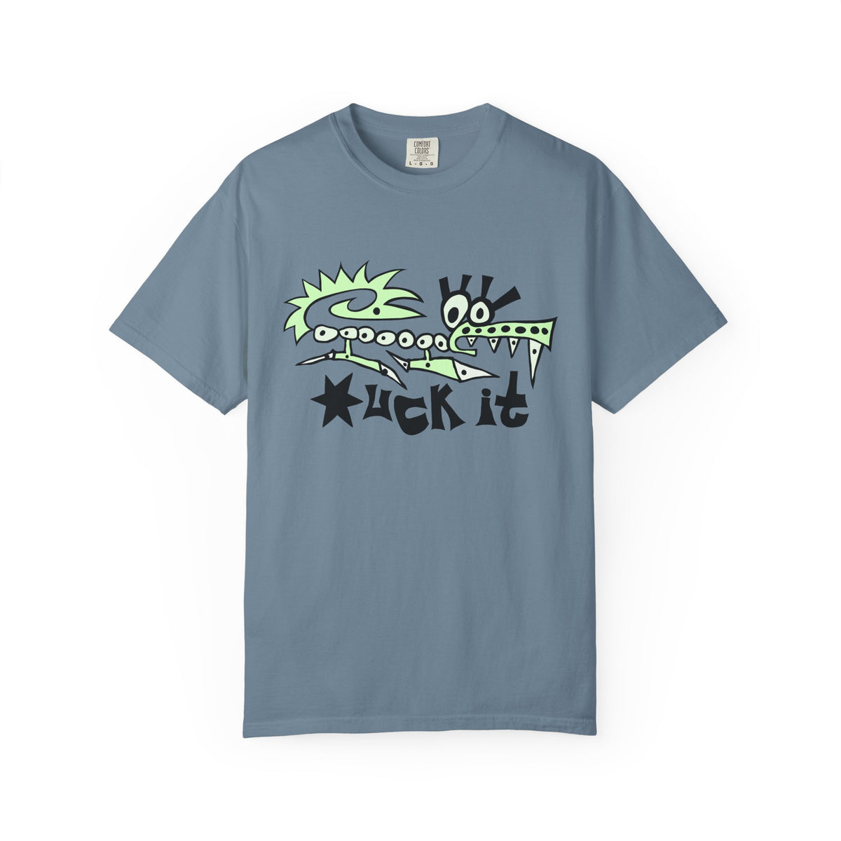 *uck It Croc T-Shirt — Bold Neon Green Streetwear Tee